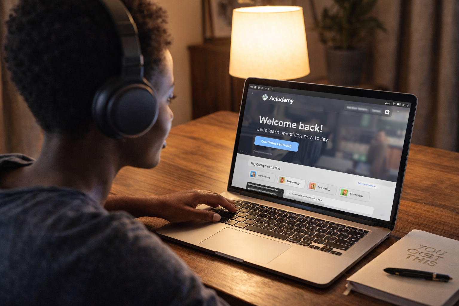 Educator using our teaching assistant system